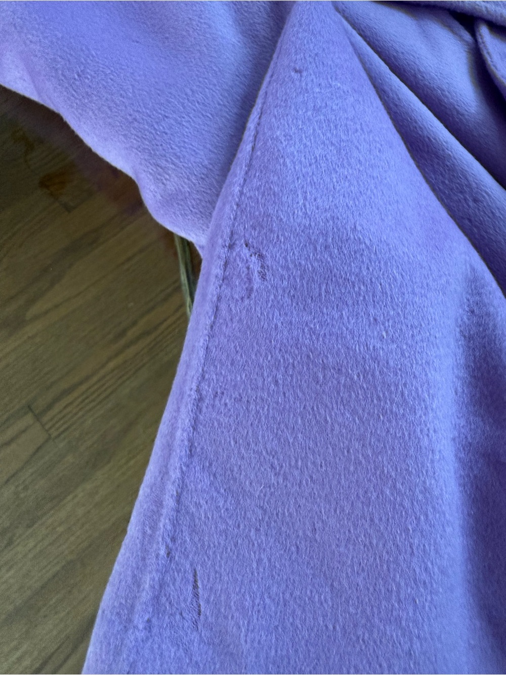 Nanushka Alamo Wool Wrap Coat Lavender Lilac Sz XS - Picture 15 of 16